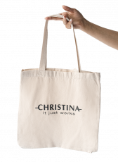 Christina Shopper Bag Cotton – Сумка-шоппер холщевая Christina - Косметика, парфюмерия