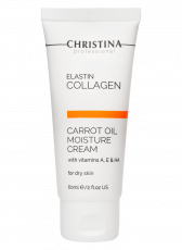 Elastin Collagen Carrot Oil Moisture Cream with Vit. A, E & HA for dry skin – Увлажняющий крем с витаминами A, E и гиалуроновой кислотой «Эластин, коллаген, морковное масло» для сухой кожи - Косметика, парфюмерия
