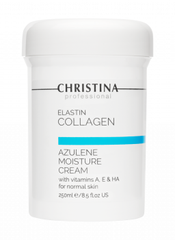 Elastin Collagen Azulene Moisture Cream with Vit. A, E & HA for normal skin – Увлажняющий крем с витаминами A, E и гиалуроновой кислотой для нормальной кожи «Эластин, коллаген, азулен» - Косметика, парфюмерия