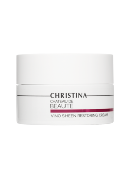 Chateau de Beaute Vino Sheen Restoring Cream – Восстанавливающий крем «Великолепие» - КОСМЕТИКА ПРОФЕССИОНАЛЬНАЯ.CHRISTINA . Levessime, Arkadia крем, уход, пилинг, маски, SPF, тоники, пенки, умывающие средства, биофито пилинг, маска заатар, противокуперозная маска, растительный пилинг, купить крем Березовский, купить крем Арамиль, ухо