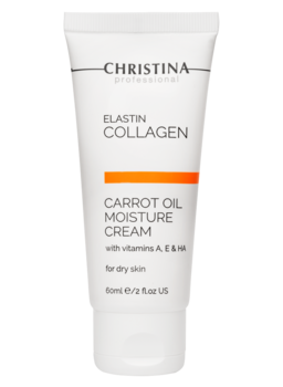Elastin Collagen Carrot Oil Moisture Cream with Vit. A, E & HA for dry skin – Увлажняющий крем с витаминами A, E и гиалуроновой кислотой «Эластин, коллаген, морковное масло» для сухой кожи - Косметика, парфюмерия