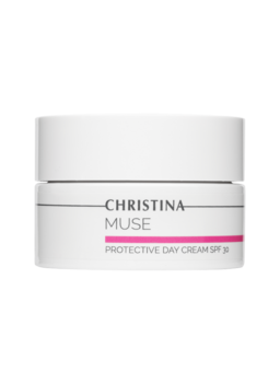 Muse Protective Day Cream SPF 30 – Дневной защитный крем SPF 30 - КОСМЕТИКА ПРОФЕССИОНАЛЬНАЯ.CHRISTINA . Levessime, Arkadia крем, уход, пилинг, маски, SPF, тоники, пенки, умывающие средства, биофито пилинг, маска заатар, противокуперозная маска, растительный пилинг, купить крем Березовский, купить крем Арамиль, ухо